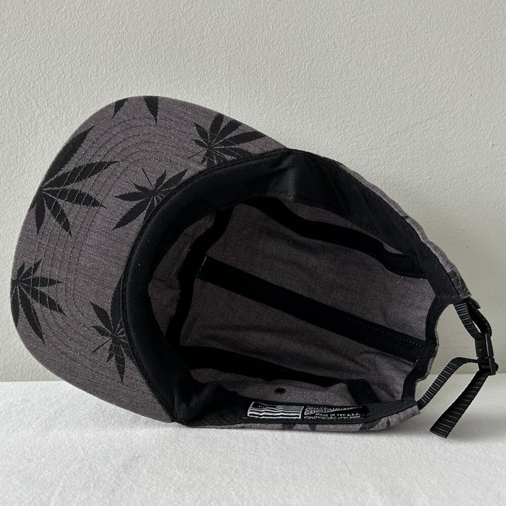Rare HUF x Snoop Dogg Cap Gray Plant Adjustable Strapback Hat One Size USA EUC - Picture 9 of 11